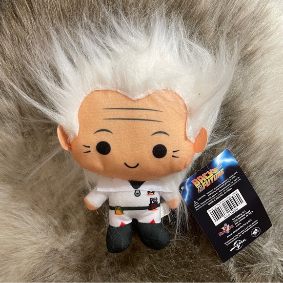 NWT Toy Factory Back to the Future Chibi Plush 7” - Doc Brown - Picture 3 of 5